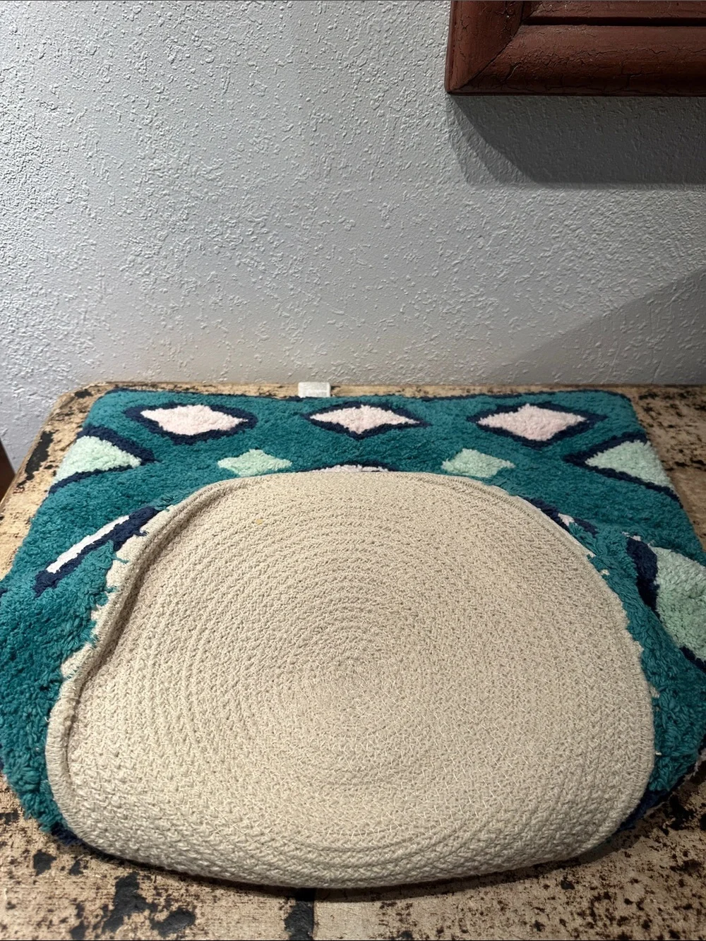 Anthropologie “Shuri” Tufted Basket